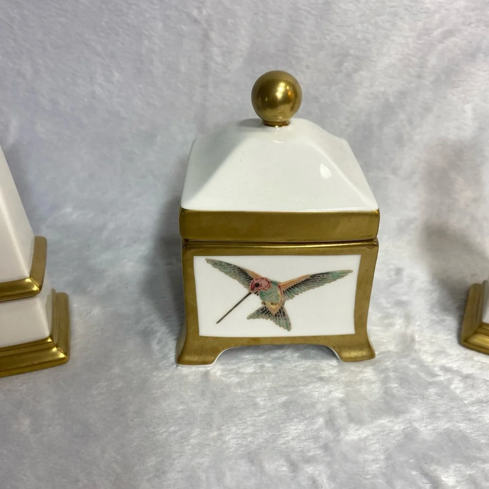 Vintage Villeroy & Boch Classic Collection Charleston Birds Salt/Pepper Sugar - Picture 4 of 14